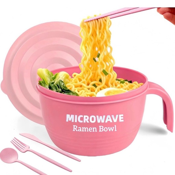 CWC Pink Ramen Bowl Set - Picture 4 of 4